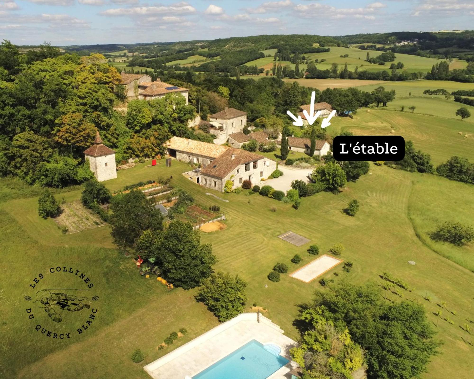 Les Collines Du Quercy Blanc Βίλα Castelnau-Montratier Δωμάτιο φωτογραφία